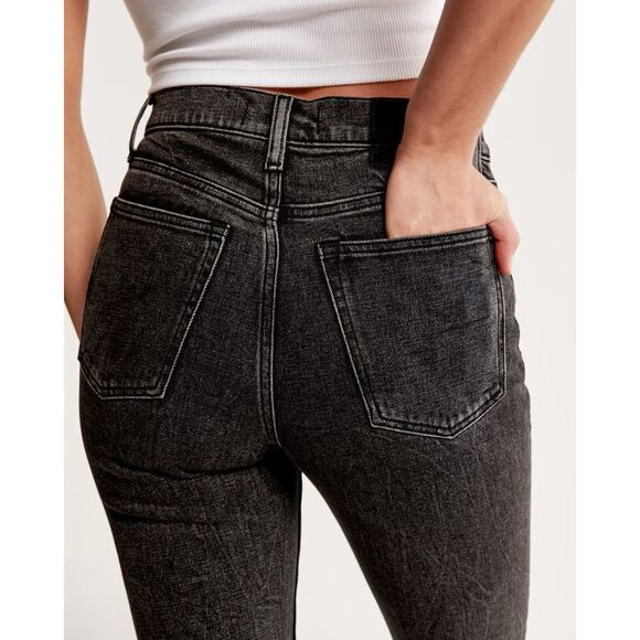 Abercrombie & Fitch Gray Straight Leg Jeans - Picture 7 of 7